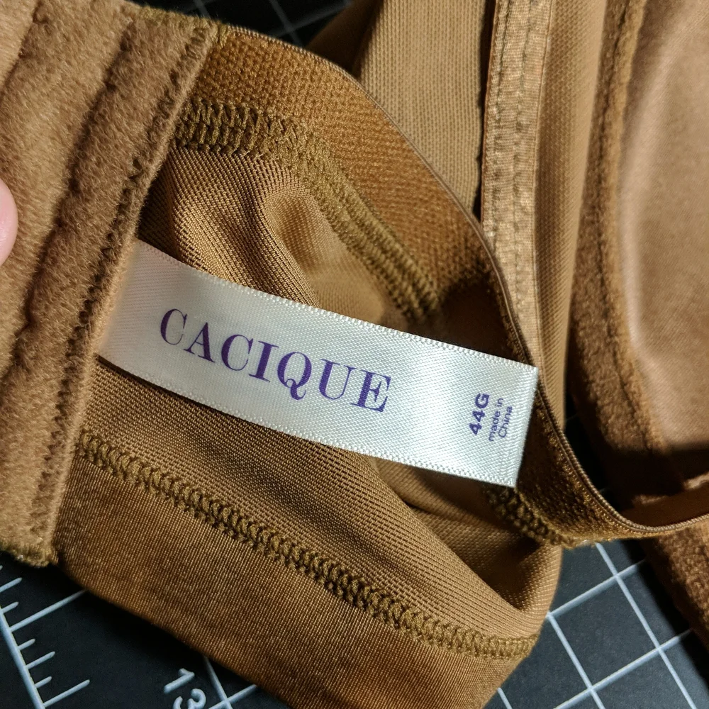 Cacique | NEW lightly lined underwire full coverage bra 44G plus size flaw - Picture 8 of 14